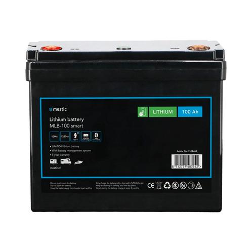 Mestic lithium accu MLB-100 smart (Electrische Artikelen), Caravans en Kamperen, Kampeeraccessoires, Nieuw, Ophalen of Verzenden