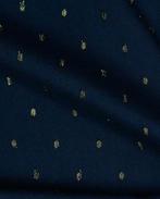 Viscose Lurex Navy, Hobby en Vrije tijd, Nieuw, Blauw