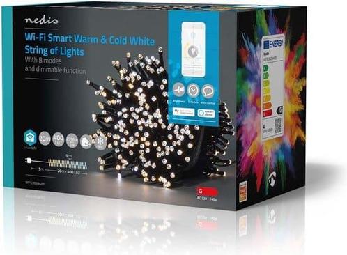 Nedis SmartLife-kerstverlichting - Koord - Wi-Fi - Warm tot, Diversen, Kerst, Zo goed als nieuw, Ophalen of Verzenden