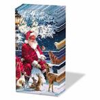 1 Pakje papieren zakdoeken - Santa On Bench, Nieuw, Ophalen of Verzenden