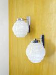 2 wandlampen uit de jaren 70
