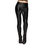 Zwarte Legging Metallic, Verzenden, Nieuw