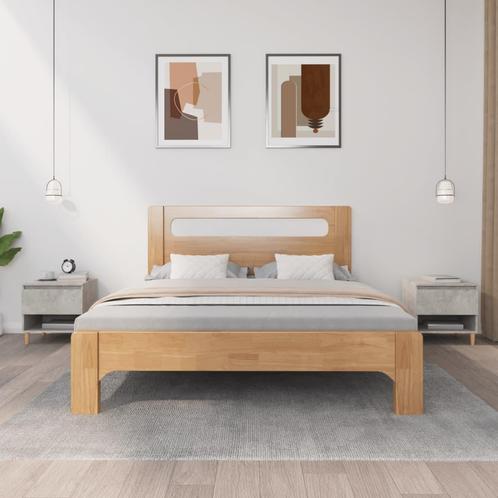 vidaXL Nachtkastjes 2 st 50x46x50 cm bewerkt hout betongrijs, Huis en Inrichting, Slaapkamer | Nachtkastjes, Nieuw, 45 tot 65 cm