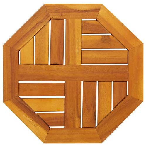 vidaXL Tafelblad achthoekig 40x40x2 cm massief acaciahout, Huis en Inrichting, Tafels | Eettafels, Nieuw, Verzenden