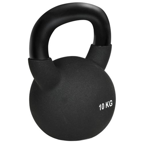 TRUUSK Kettlebell 10 KG Gietijzer Met Neopreen Coating, Vloe, Sport en Fitness, Fitnessmaterialen, Nieuw, Verzenden