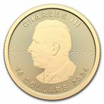 Gouden Canadian Maple Leaf 1/4 oz 2024, Verzenden, Noord-Amerika, Losse munt, Goud