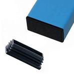 Plastic stoelpootdop (intern, rechthoek, 42-49-50, zwart) [, Ophalen of Verzenden, Nieuw