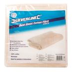 Silverline Beschermend katoenen stoflaken - 3.6 x 2.7 met..., Ophalen of Verzenden, Nieuw