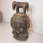 Senofu - Pot - bois sculpté - Pot à tabac tribal