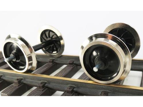 GS Vollrad Metallradsatz RVS 2 st LGB PIKO Train Line Mag..., Hobby en Vrije tijd, Modeltreinen | Overige schalen, Overige typen