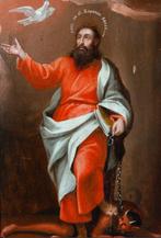 Escuela colonial (XVIII) - San Saturnino sometiendo al