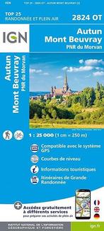 Topografische Wandelkaart van Frankrijk 2824OT Autun / Mont, Nieuw, Verzenden