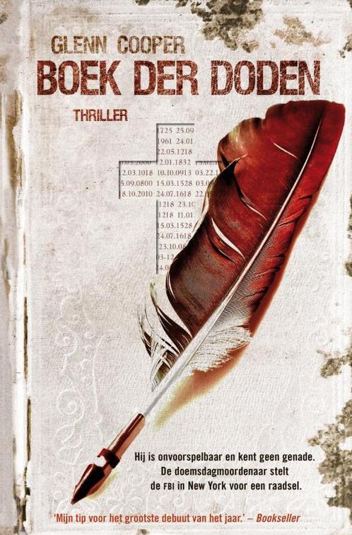 Boek der doden / Will Piper 9789022996096 Glenn Cooper, Boeken, Thrillers, Gelezen, Verzenden