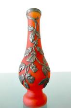 Vaas - Glas, Tin - Art Nouveau