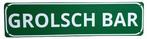 Grolsch bar reclamebord, Verzamelen, Merken en Reclamevoorwerpen, Ophalen of Verzenden, Nieuw