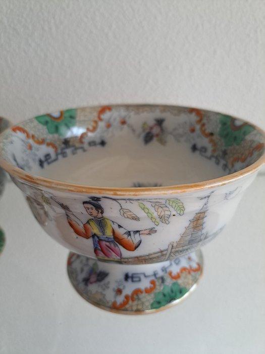 Petrus Regout - Kom (3) - Timor - Aardewerk, Antiek en Kunst, Antiek | Glas en Kristal