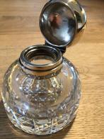 Inktpot - Glas, .925 zilver, Antiek en Kunst, Antiek | Goud en Zilver
