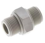 Dubbele Nippel G3/4 Polypropyleen (PP) 10bar FDA 36mm Hex, Verzenden, Nieuw