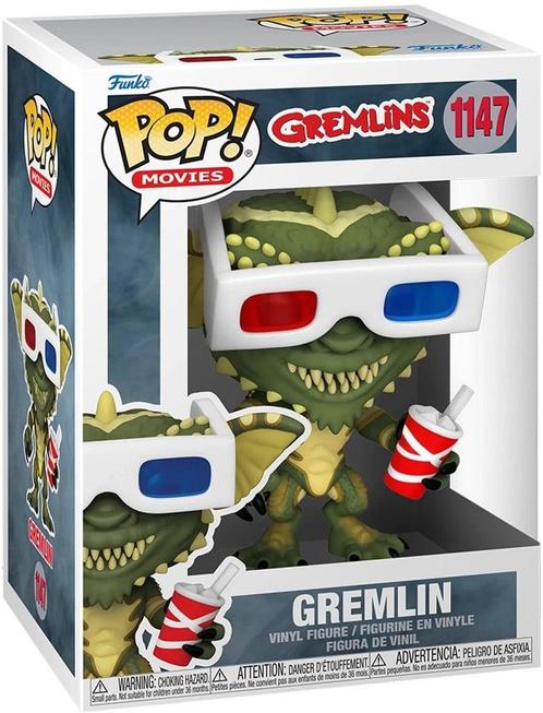 Funko Pop! - Horror Germlin with 3D Glasses #1147 | Funko -, Verzamelen, Poppetjes en Figuurtjes, Nieuw, Verzenden