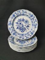 Meissen - Cipolla blu - 6 Piatti piani con D. 20 cm - XX