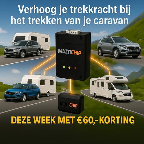 Extra trekkracht nodig om je zware caravan te trekken?, Caravans en Kamperen, Caravan accessoires, Nieuw, Ophalen of Verzenden