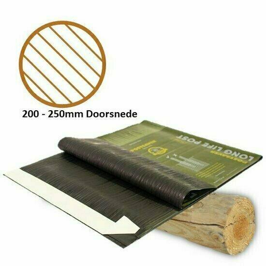 Postsaver 35cm hoog - Ronde paal 200-250mm, Doe-het-zelf en Verbouw, Hout en Planken, Nieuw, Verzenden