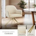 Eetkamerstoel - Draaistoel - Met armleuning - Draaibaar - Cr, Huis en Inrichting, Stoelen, Verzenden, Zo goed als nieuw