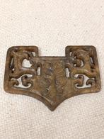 Zilver, Giada nefrite - Cameo - Chinese cameo uit het begin