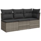 Grijze Tuinbank 3-zits v. - Tweedekansje met korting!, Tuin en Terras, Tuinbanken, Ophalen of Verzenden, Nieuw, Kunststof