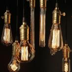 Kooldraadlamp Edison Deluxe Gold Ø64 mm E27 60W, Ophalen of Verzenden, Nieuw