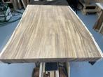 Suar boomstamblad 105cm bij 82/73cm en 6cm dik, Doe-het-zelf en Verbouw, Hout en Planken, Nieuw, Ophalen of Verzenden, Plank, 50 mm of meer