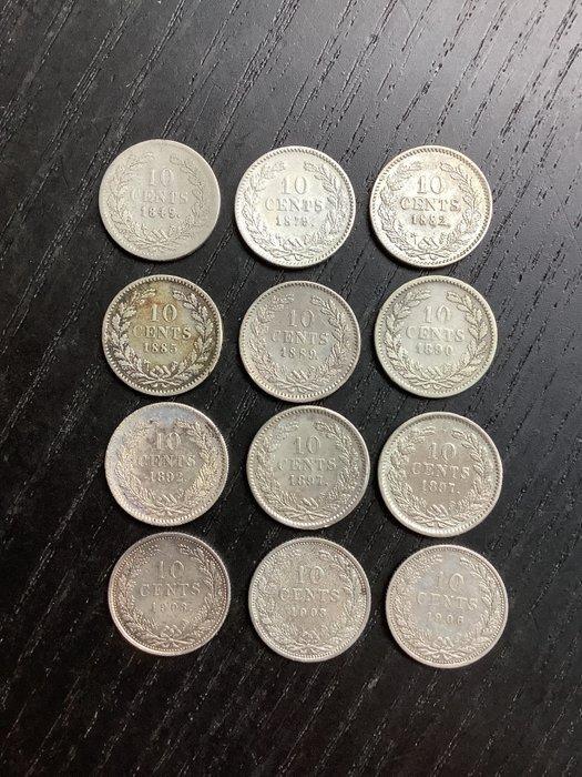 Nederland. 10 Cents 1849-1906 (Zonder Minimumprijs), Postzegels en Munten, Munten | Nederland