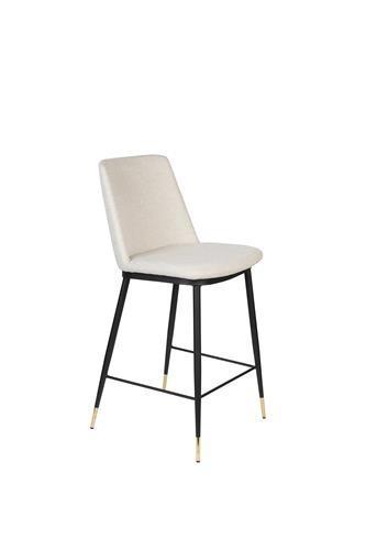 Counter Barkruk - 65 cm - Amanda - Beige - House of Rebels, Huis en Inrichting, Barkrukken, Nieuw, Verzenden