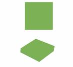 Groene Servetten 33cm 12st, Verzenden, Nieuw