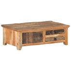 vidaXL Salontafel 90x50x31 cm massief gerecycled hout, Huis en Inrichting, Tafels | Salontafels, Verzenden, Nieuw, Overige houtsoorten
