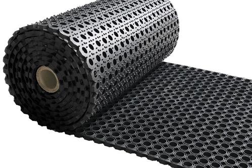 Rubber ringmat op rol - Heavy Duty - Dikte 23 mm - Breedte, Tuin en Terras, Deurmatten, Verzenden