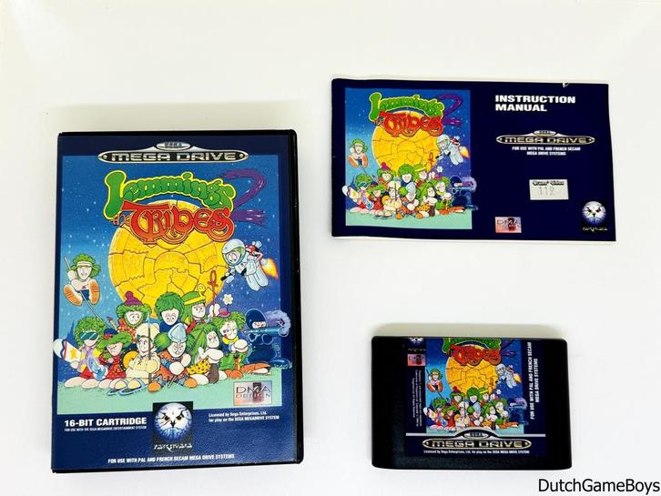 Sega Megadrive - Lemmings 2 - The Tribes, Spelcomputers en Games, Games | Sega, Gebruikt, Verzenden