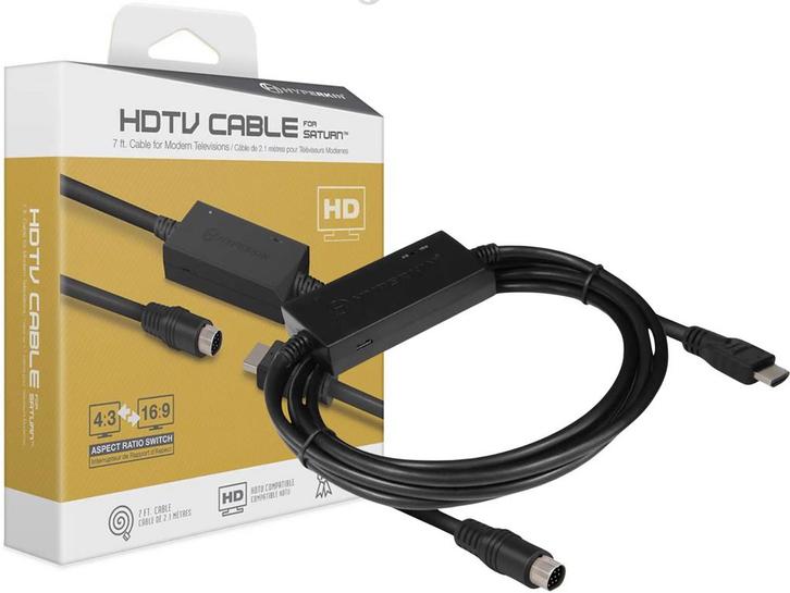 HDTV HDMI Kabel voor Sega Saturn, Spelcomputers en Games, Spelcomputers | Sega, Ophalen of Verzenden