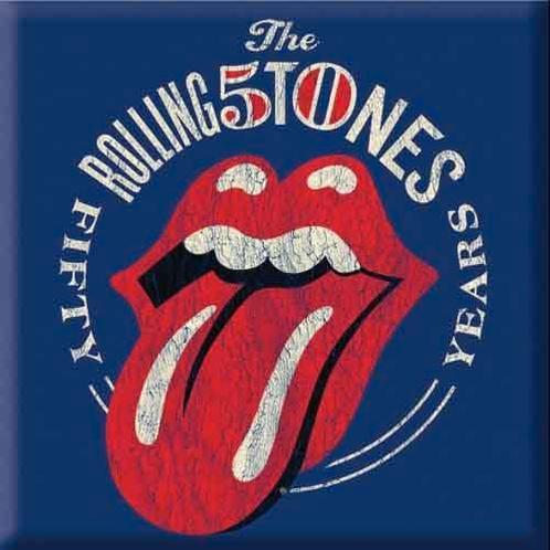 The Rolling Stones 50Th Anniversary Vintage Koelkast magneet, Verzamelen, Muziek, Artiesten en Beroemdheden, Gebruiksvoorwerp