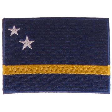 Strijkapplicatie 8x6cm vlag Curaçao NIEUW beschikbaar voor biedingen
