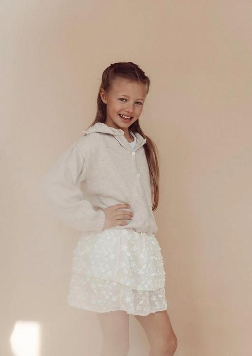 Vienne Flower Skirt Oat – Zomerse Meisjesrok  Two You Label, Kinderen en Baby's, Kinderkleding | Maat 134, Meisje, Nieuw, Ophalen of Verzenden