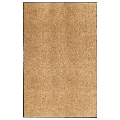 vidaXL Deurmat wasbaar 120x180 cm crème, Tuin en Terras, Deurmatten, Nieuw, Verzenden