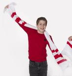 Kinder sjaal gebreid rood/wit DÃ¶llekesgat, Nieuw