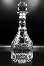 French Art Deco Solid Crystal Glass Decanter-1920, 36