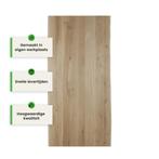 Houten tafelblad salontafel - 4cm dik eiken - Boomstam afwer, Huis en Inrichting, Tafels | Salontafels, Verzenden, Nieuw