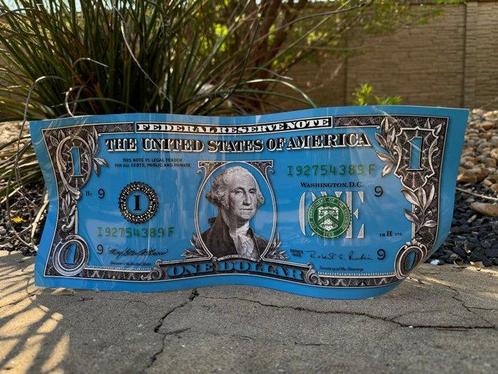 Karl Lagasse (1981) - One dollar Bleu Bello - Livraison, Antiek en Kunst, Kunst | Designobjecten