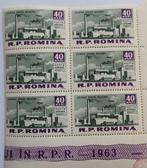 Roemenië 1963/1964 - Set Postzegels Roemenië met grote, Gestempeld