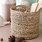 Kleine Zeegras Mand BHINNEKA | Plantenmand | Geweven Boho Ma, Huis en Inrichting, Verzenden, Nieuw