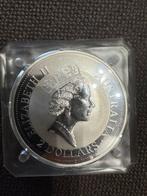 Australië. 2 Dollars 1992 Kookaburra 2 oz .999 (Zonder