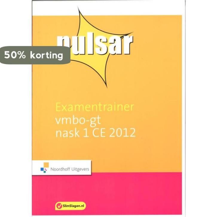 Puls Examentrainer / vmbo gt natuur- en scheikunde 1 CE 2012, Boeken, Wetenschap, Nieuw, Verzenden